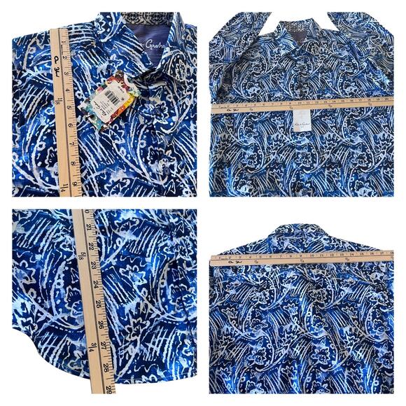 Robert Graham Arches Long Sleeve Button Down Woven Paisley Shirt Men Size S - Picture 8 of 8
